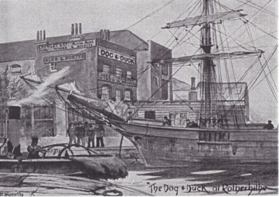 Dog & Duck Pub Rotherhithe