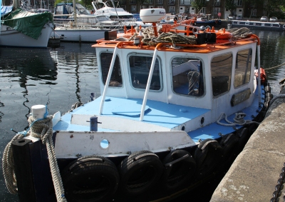 A fishing boat on South Dock