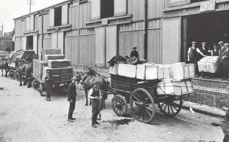 Loading paper at no.3 warehouse South Dock